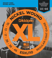 Double Ball snaren ESXL110 10-46 nikkel omwonden