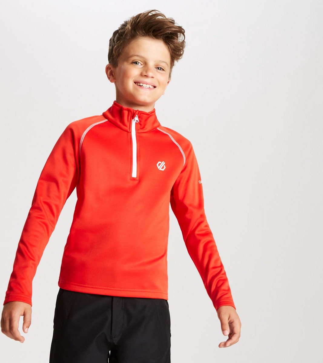 Dare2b -Consist Core Stretch - Sporttrui - Kinderen - MAAT 164 - Rood