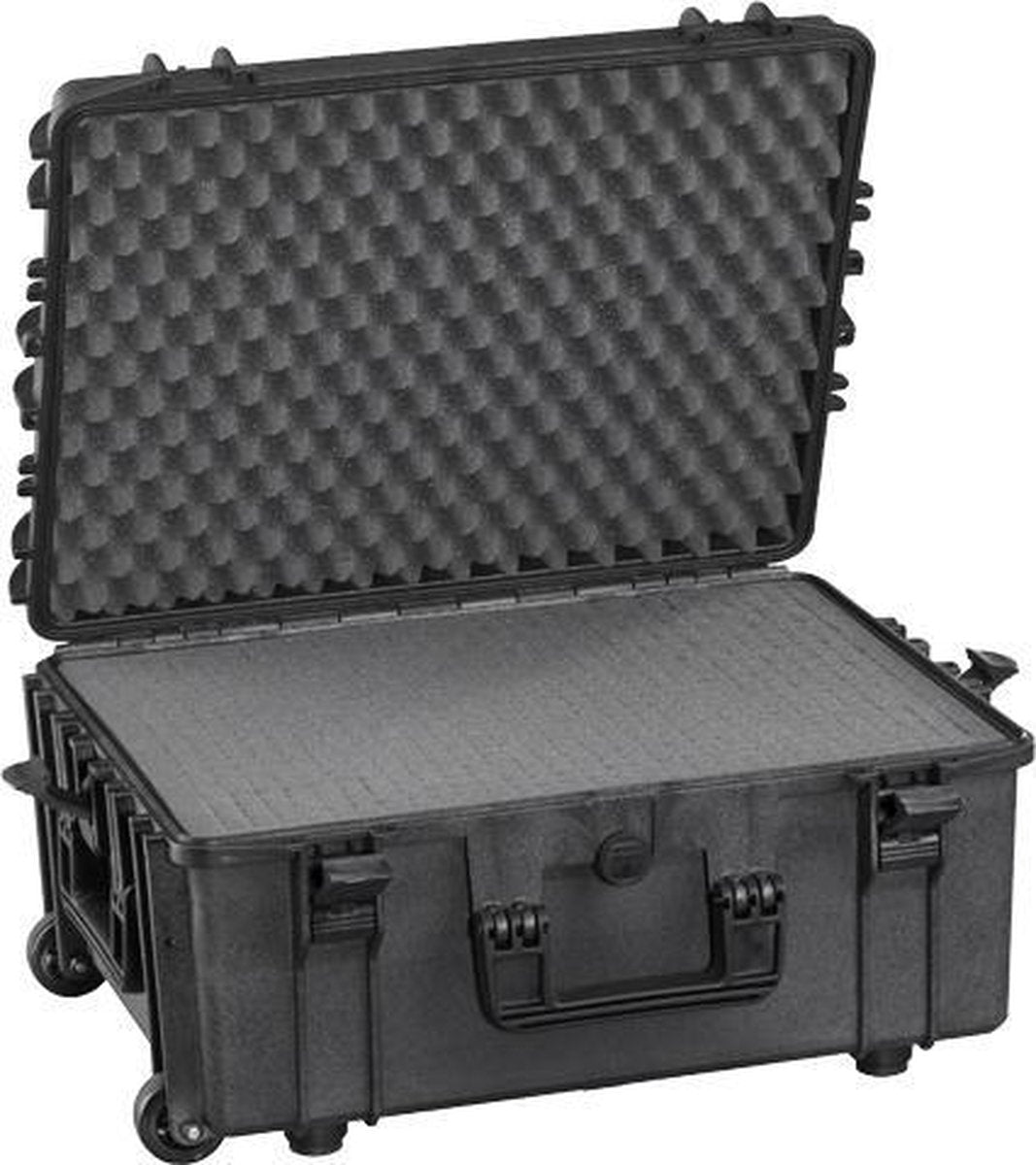 Gaffergear camera koffer 054H zwart trolley uitvoering  -  incl. plukschuim    -  47