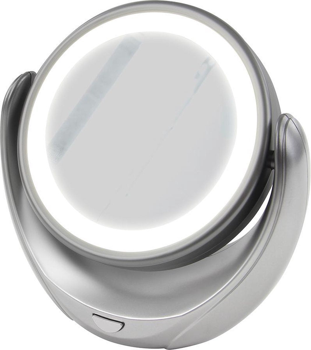 MARTA MT-2653 verlichte make-up spiegel/Ø11CM/zilver
