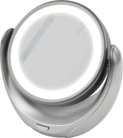 MARTA MT-2653 verlichte make-up spiegel/Ø11CM/zilver