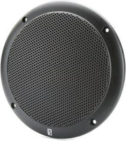 Poly-Planar Waterproof 2-Way Coax Speakerset Black - 4 inch