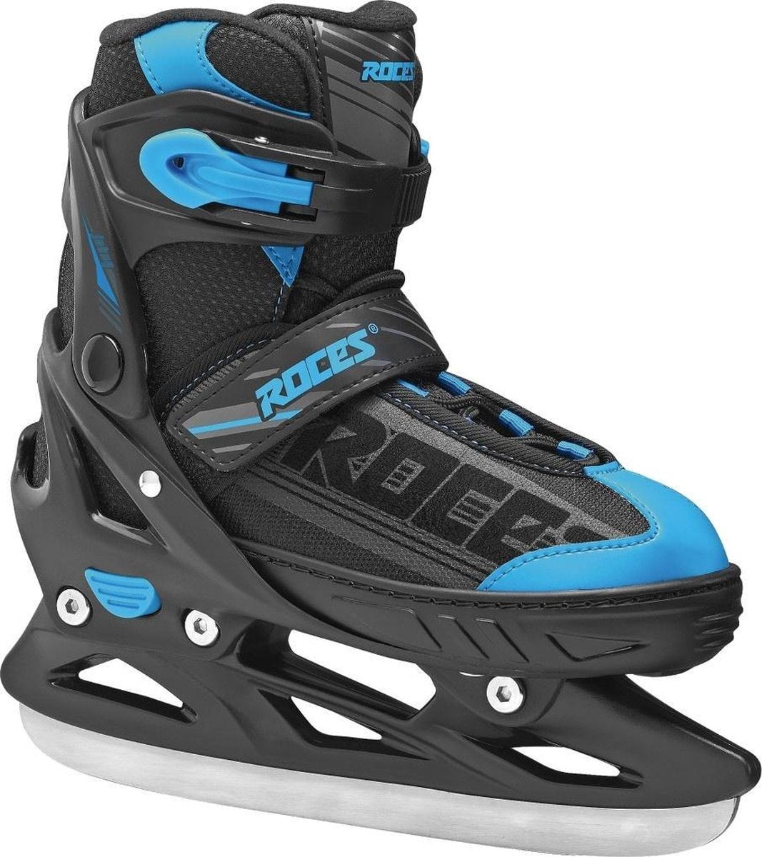 Roces Ijshockeyschaatsen Jokey Jongens Zwart/blauw Maat 26-29
