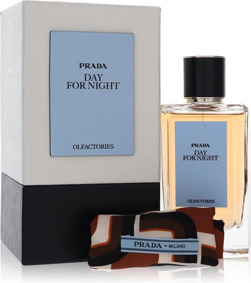 Prada Olfactories Day For Night Eau De Parfum Spray With Free Gift Pouch 100 Ml 100 Ml Eau De Parfum Spray + Gift Pouch For Men