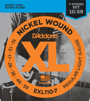 E-Git.snaren 10-59 7-String EXL110-7 nikkel omwonden