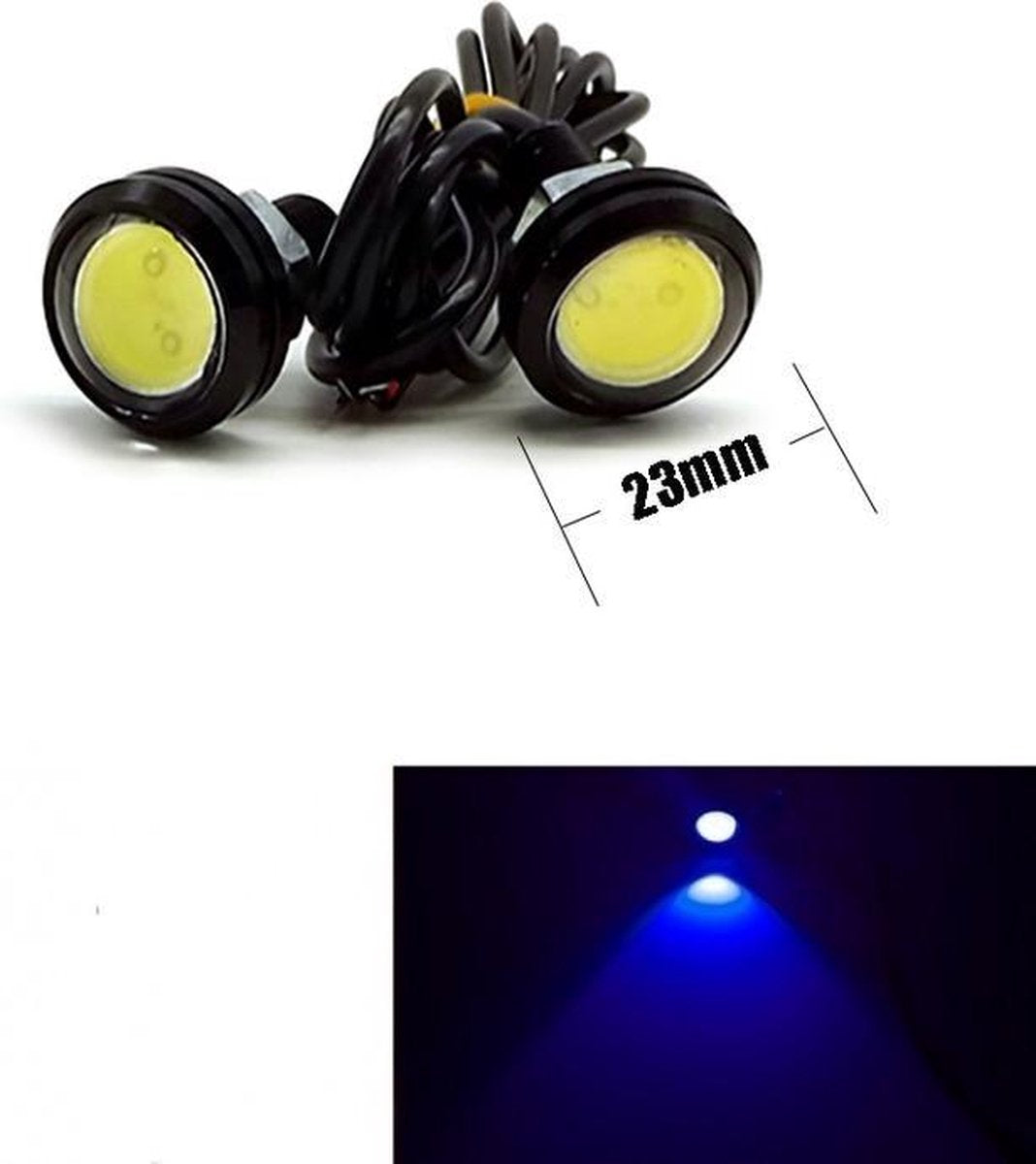 23MM LED - Eagle Eye - Blauw - Waterproof