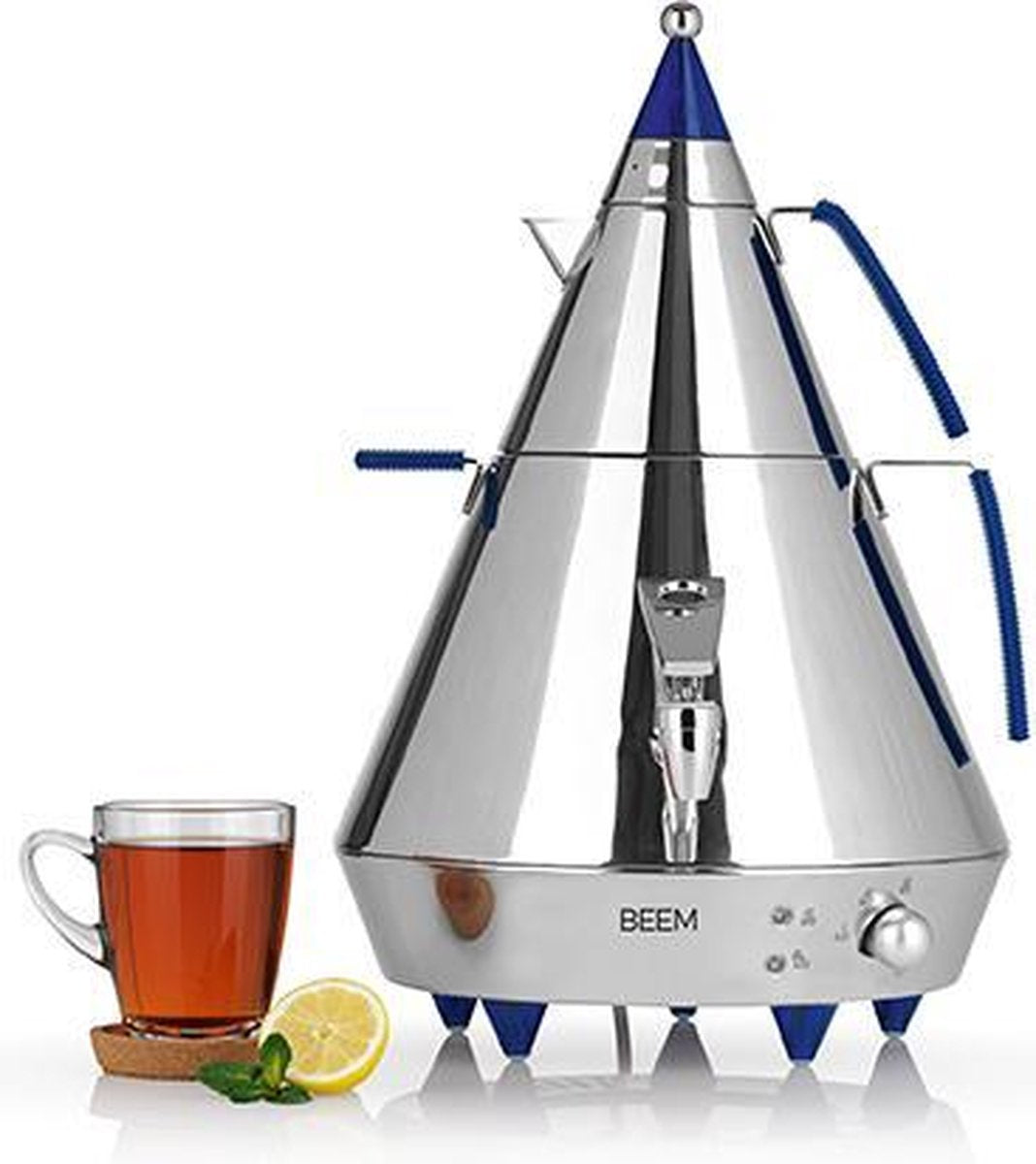 BEEM Samowar Pyramid 4L Water Can + 1L Teapot