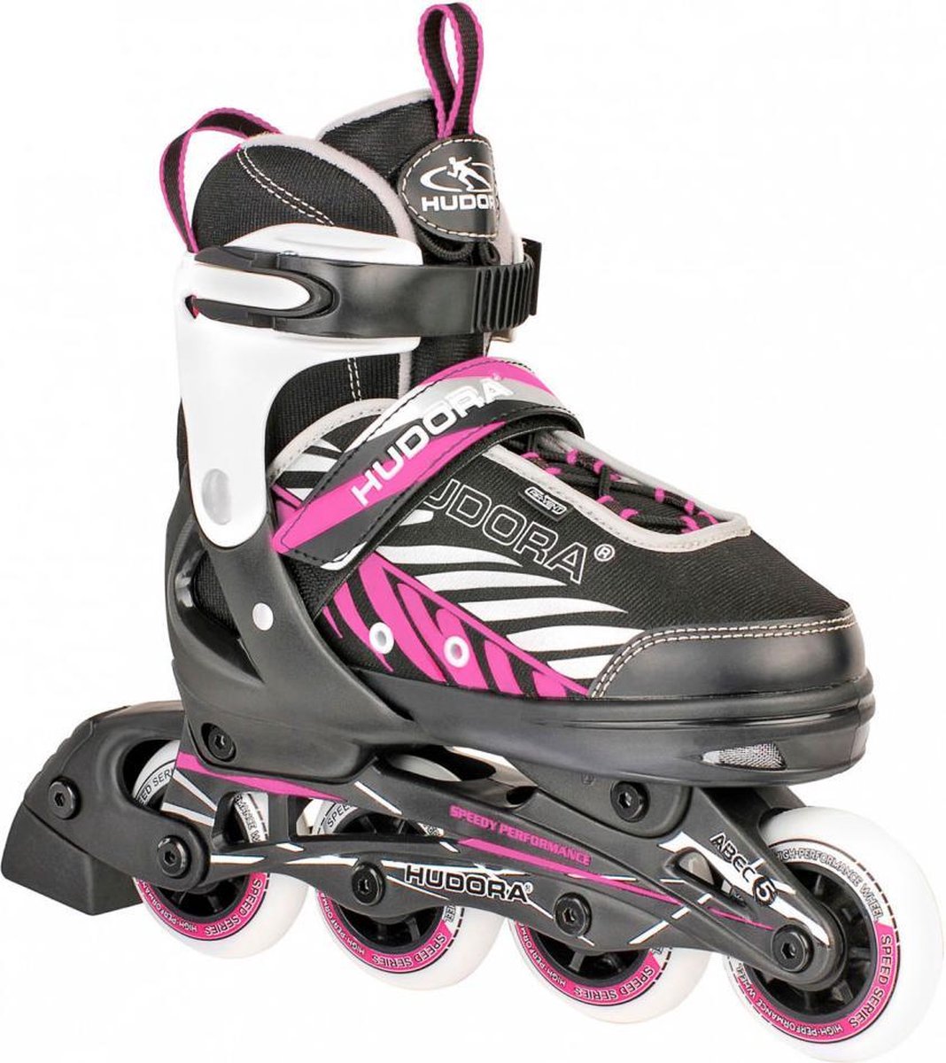 Hudora Inline Skates 37-40 Zwart/Roze