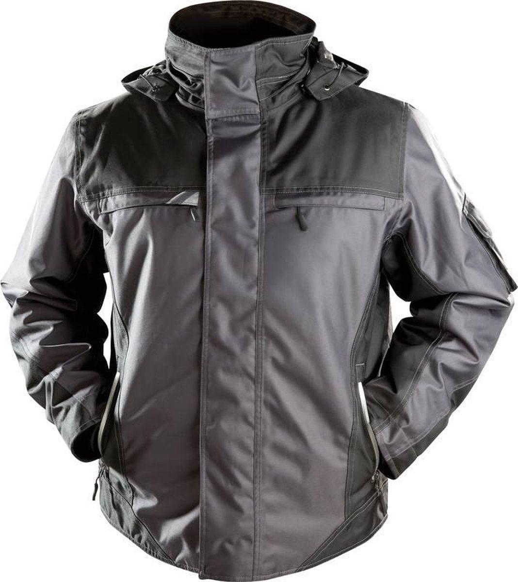 Winterjas heren Yukon zwart/grijs maat XXXL
