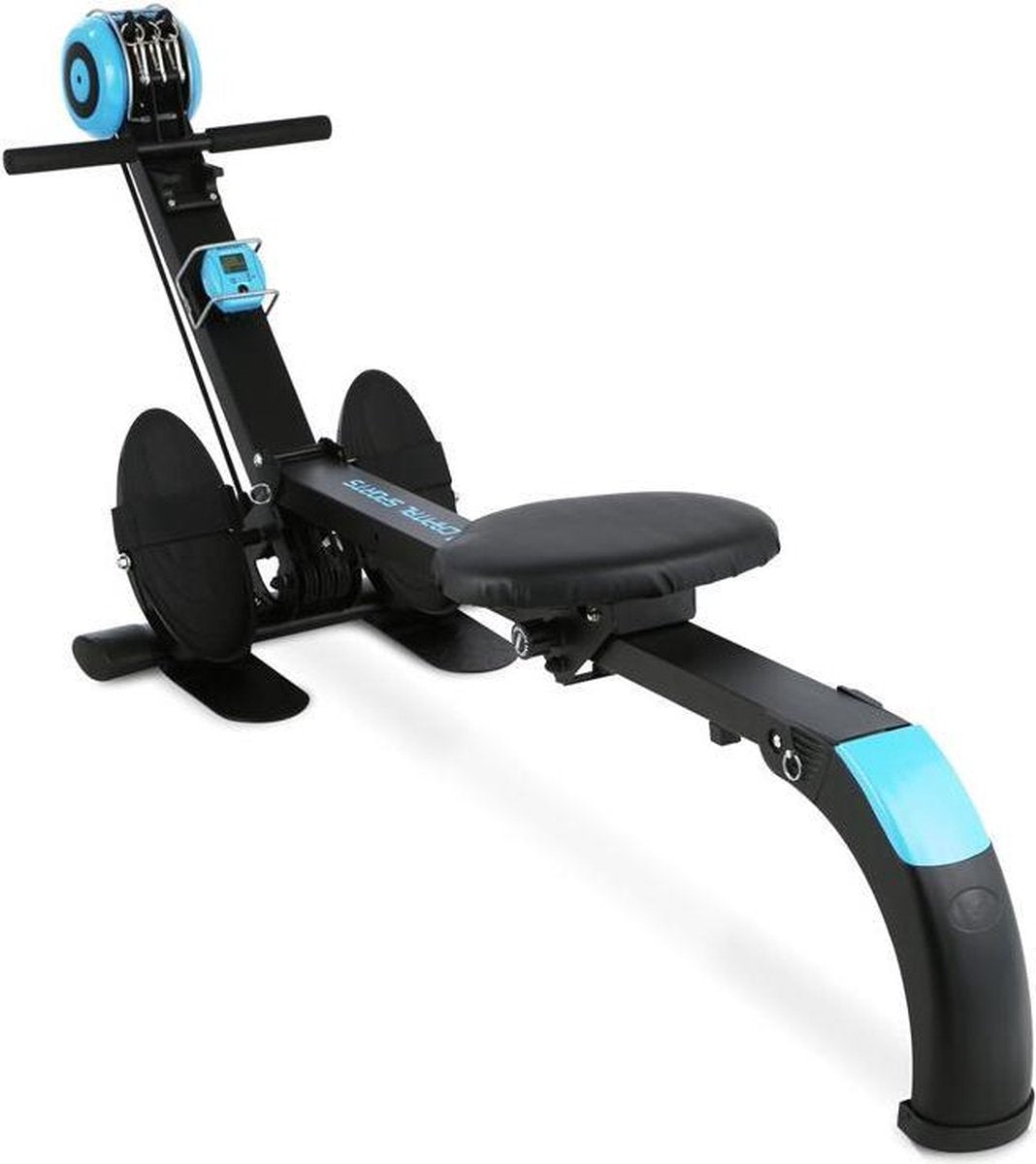 CAPITAL SPORTS Stringmaster Roeiapparaat 100 kg inklapbaar zwart/blauw