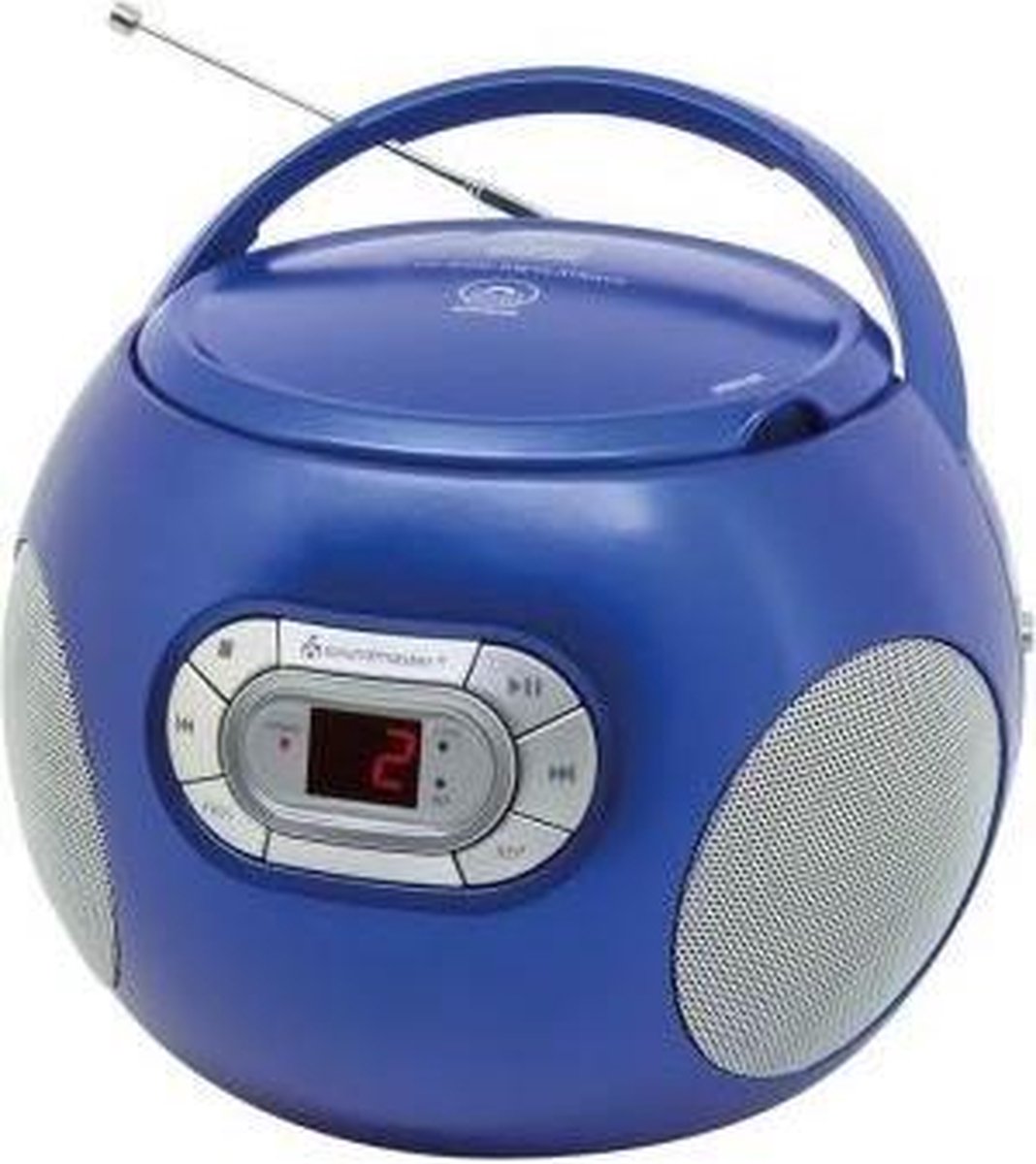 Soundmaster SCD2120BL CD Boombox met FM radio
