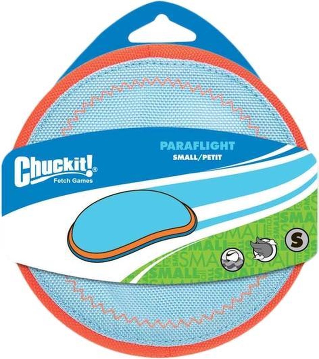 Chuckit - Paraflight - Speelgoed voor honden -  Apporteren voor zowel op het land als in het water! - S