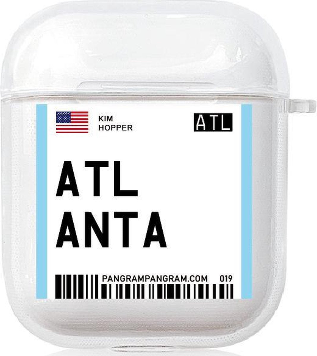 AirPods Case Cover City - Bescherm hoes - Atlanta - Geschikt voor Apple AirPods 1 & 2 - gerrey.