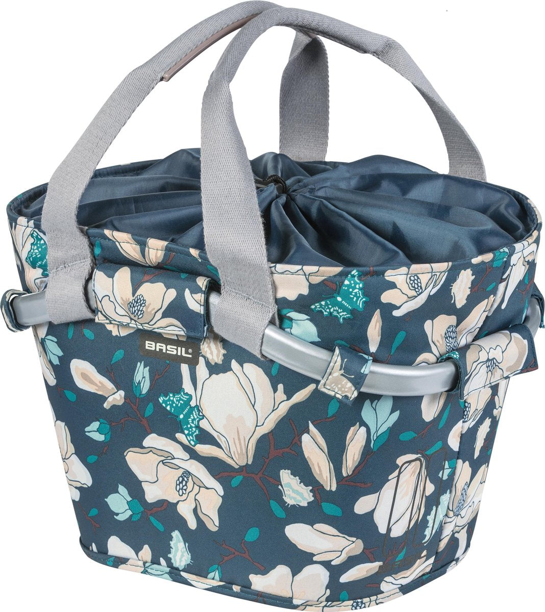 Basil Magnolia Carry All Fietsmand KF - Voor - Polyester - Blauw - 15 Liter