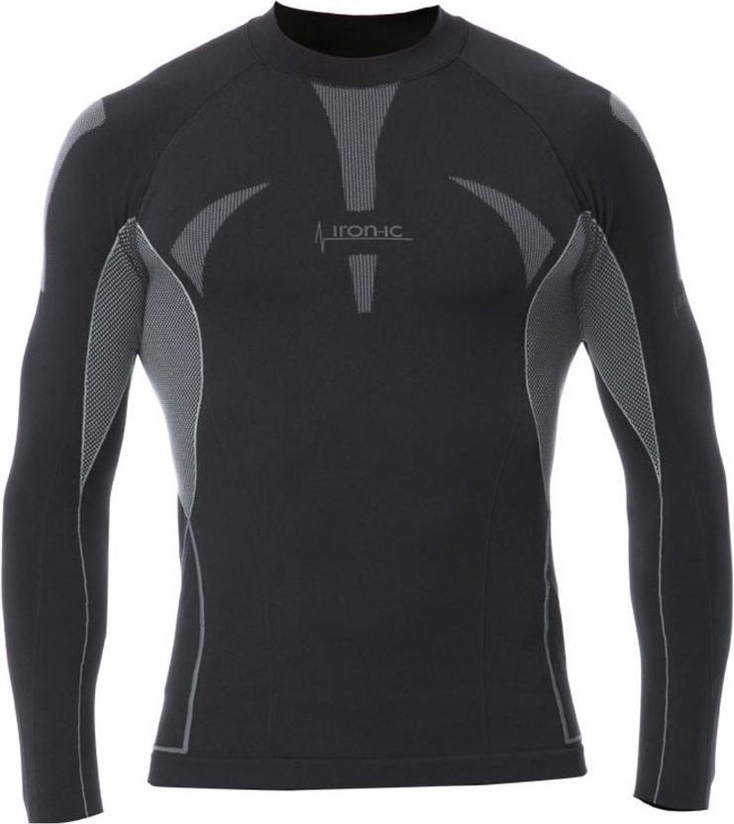 Iron-ic Thermoshirt Heren Polyamide/polypropyleen Zwart Mt Xxl
