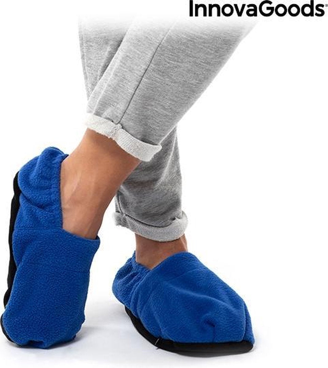 Innovagoods Opwarmbare Magnetron Pantoffels Blauw