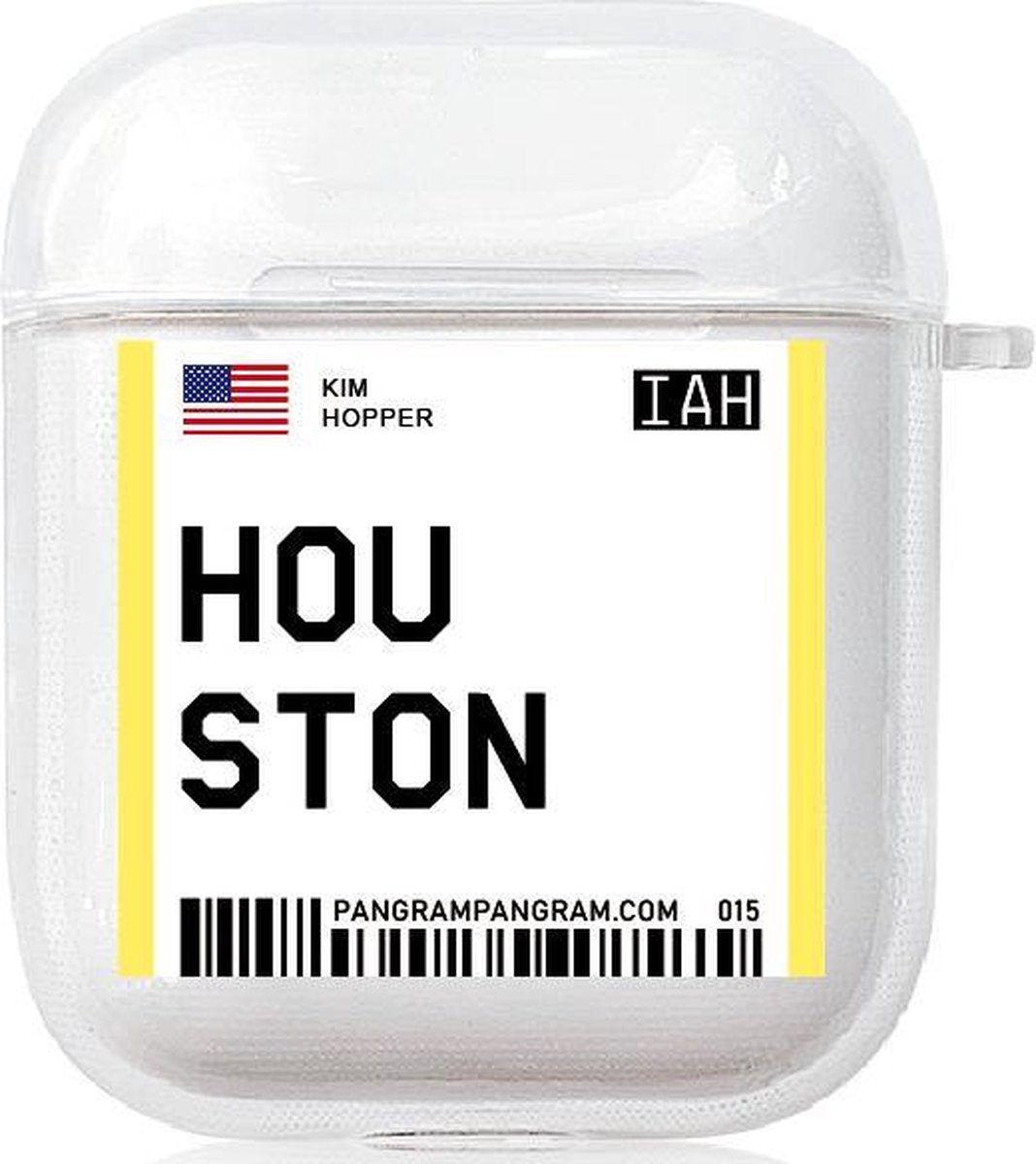 AirPods Case Cover City - Bescherm hoes - Houston - Geschikt voor Apple AirPods 1 & 2 - gerrey.