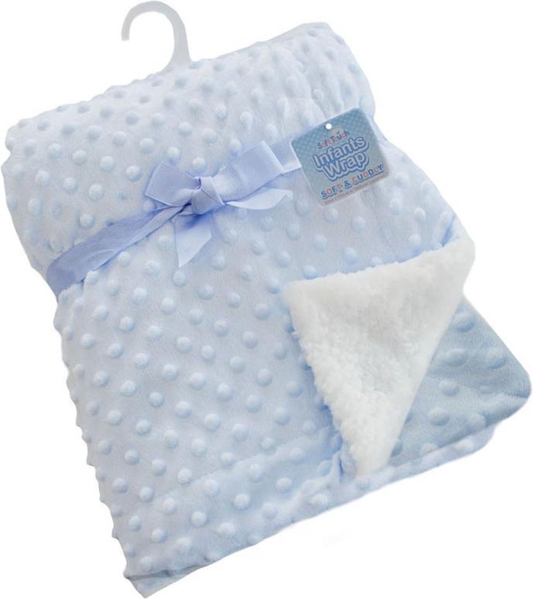 Soft Touch Babydeken Bubble 75 X 100 Cm Blauw