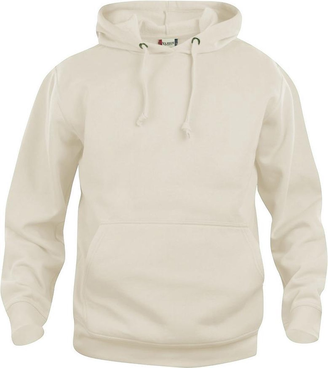 Clique Basic hoody Licht khaki maat M