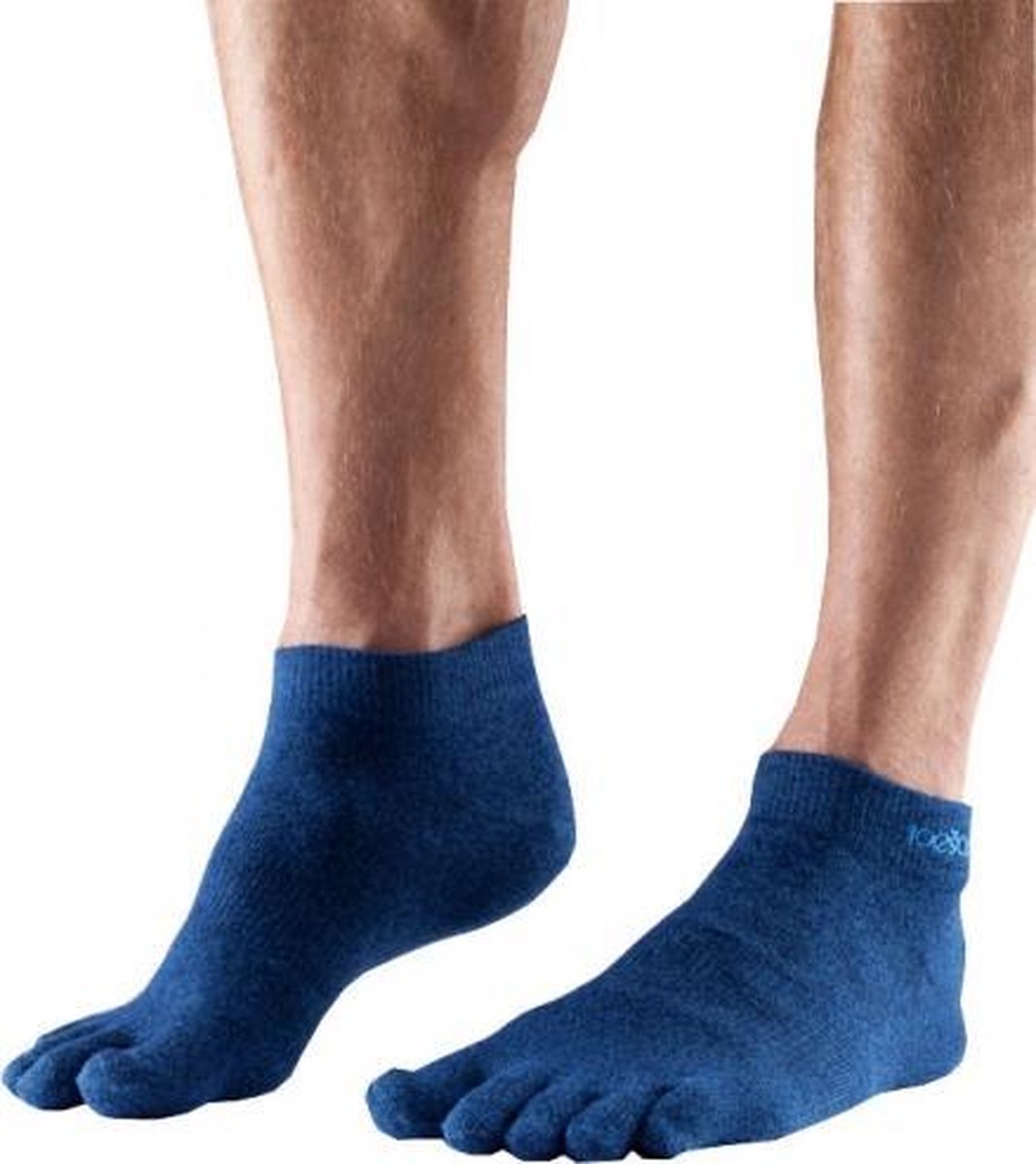 Toesox Sport UltraLite Ankle - Navy Blauw - 36-38