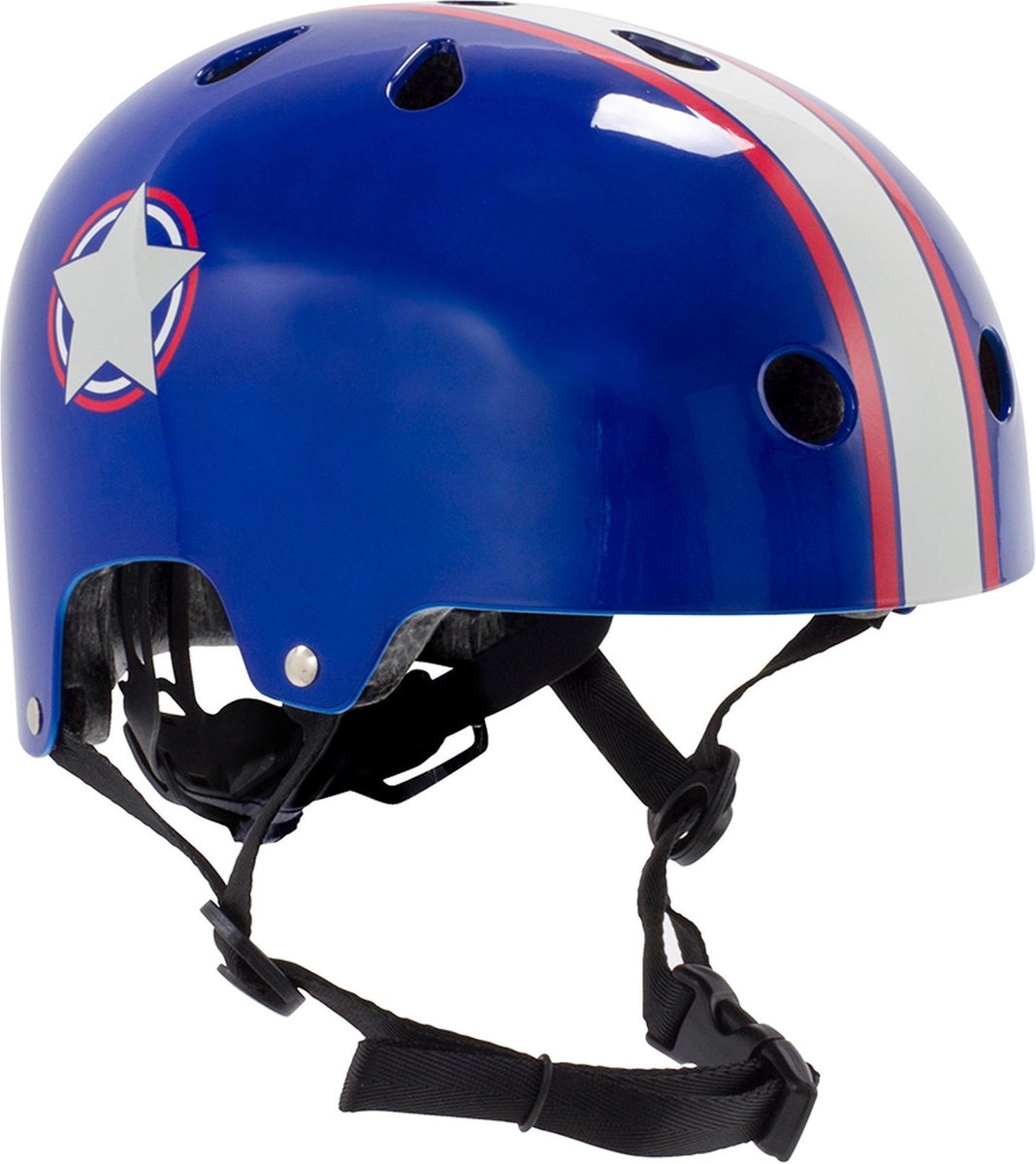 SFR Veiligheidshelm - blauw/zilver/rood XXS - JUNIOR