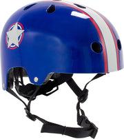 SFR Veiligheidshelm - blauw/zilver/rood XXS - JUNIOR