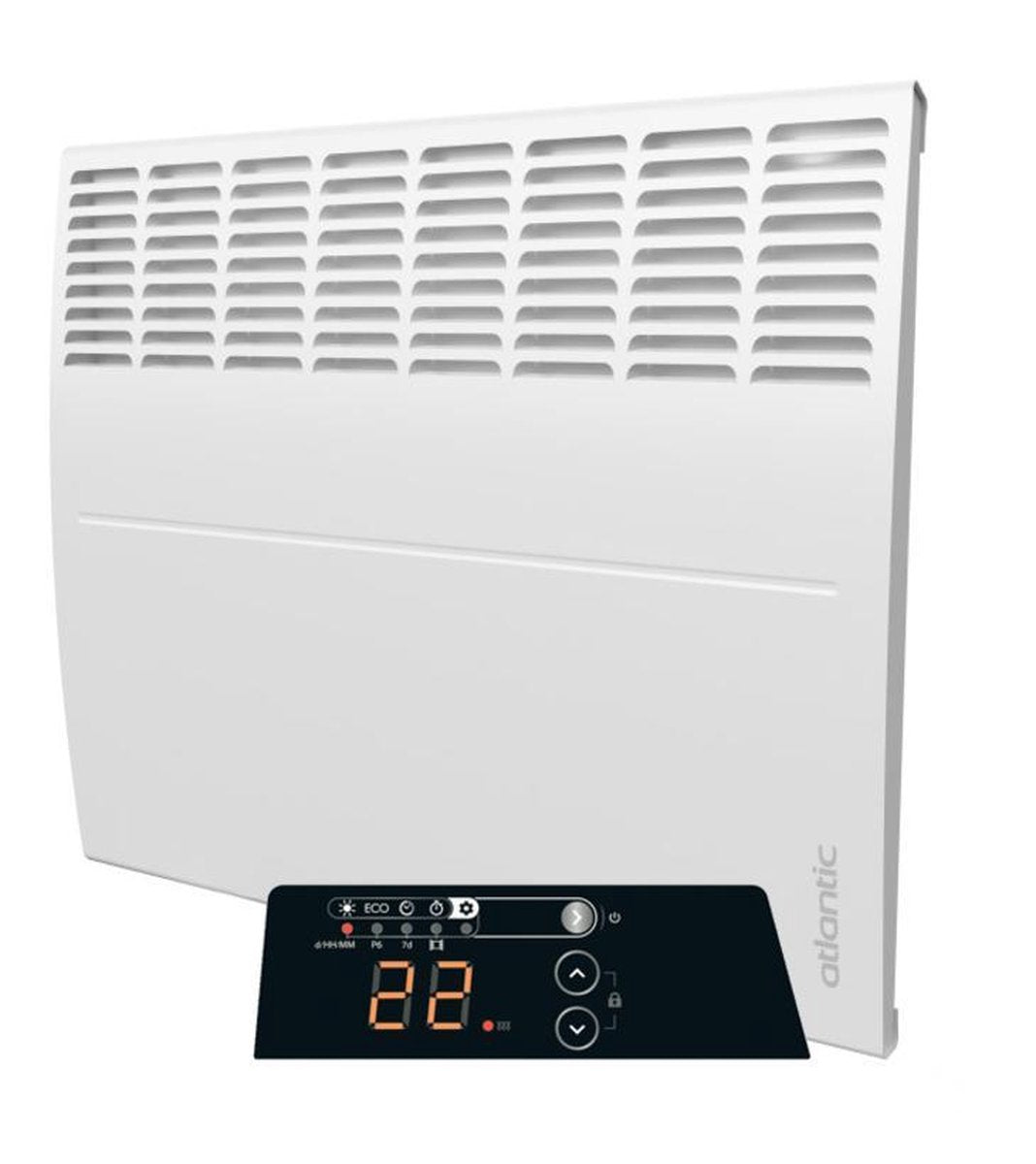 Atlantic Ecoflex Ecoflex Atlantic elektrische convector met instelbare thermostaat-1500 Watt - 60cm (b) x 45cm (h)