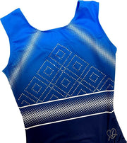Sparkle&Dream Turnpakje Luna Blauw - CSM | maat 86 t/m 104 - voor turnen en gymnastiek