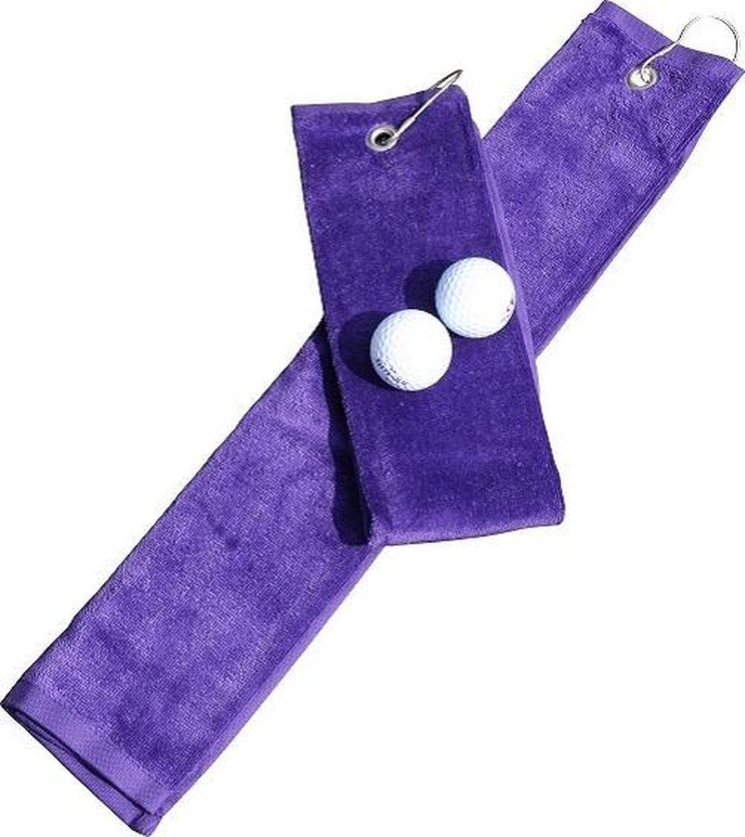 A&R Golf Handdoekje DeLuxe Velours Purple 400 gram - set 5 stuks