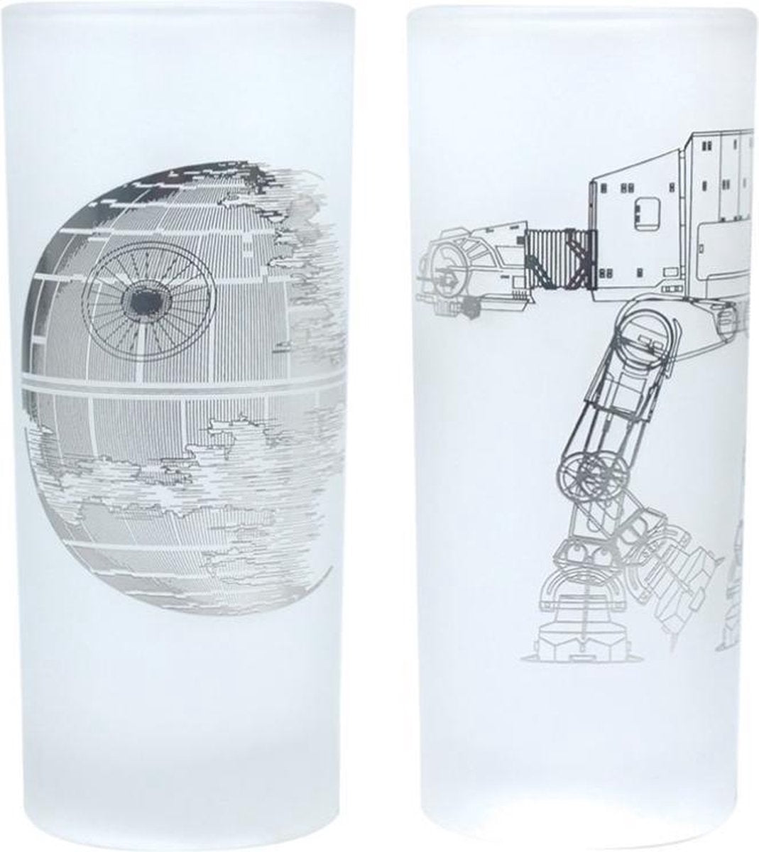 Disney HMB Glas Star Wars Death Star & AT-At Walker - Set van 2
