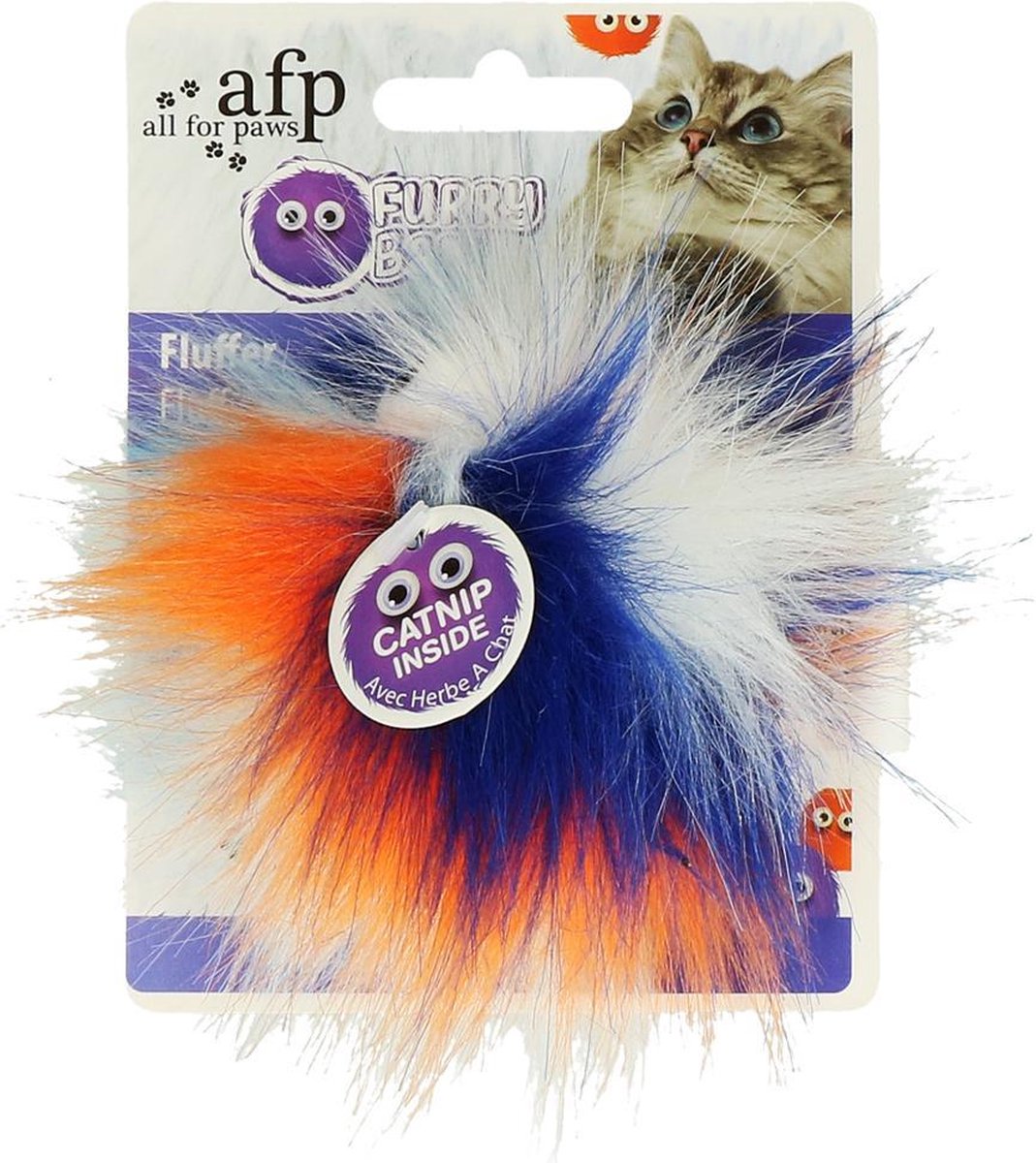 AFP Furry Fluffy Ball Orange