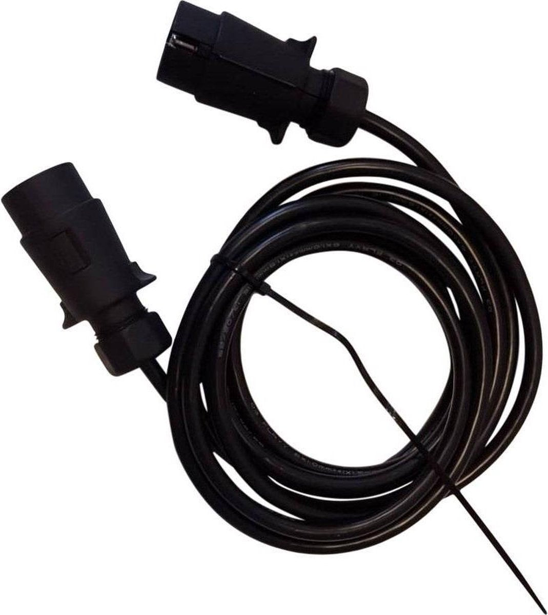 Verloopkabel 3 meter 7 aderig met 2x 7-polige stekker - 300 cm