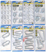 Hook carabiner set 8x mix ass
