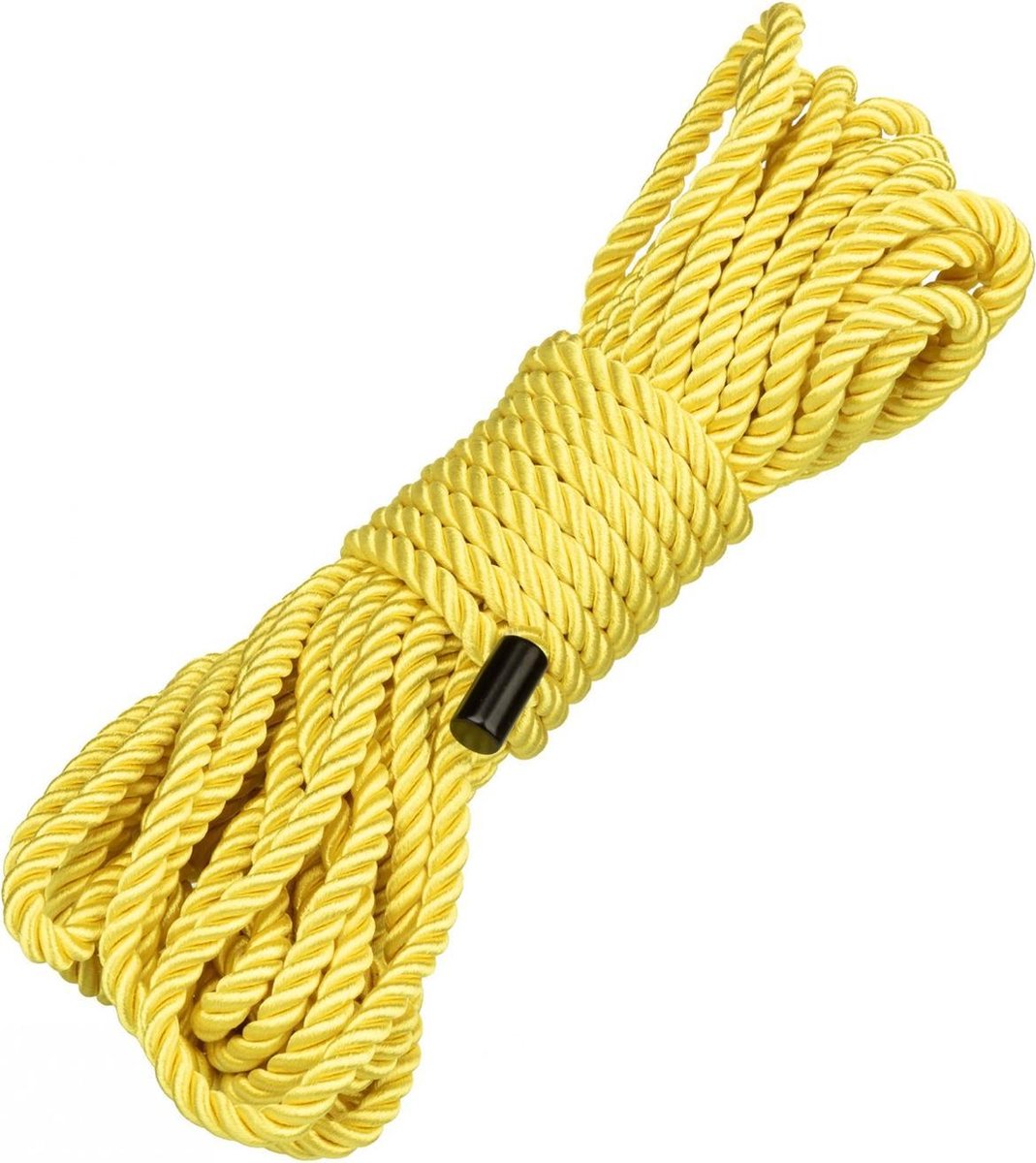 Grenzeloze touw 10m - geel