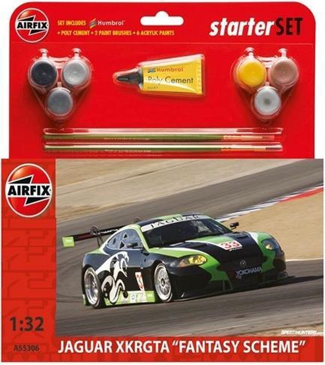 Airfix Jaguar Xkrgt Starter Set Modelbouwpakket