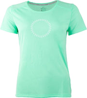 Nike Run Icon Clash  Sportshirt - Maat M  - Vrouwen - Groen