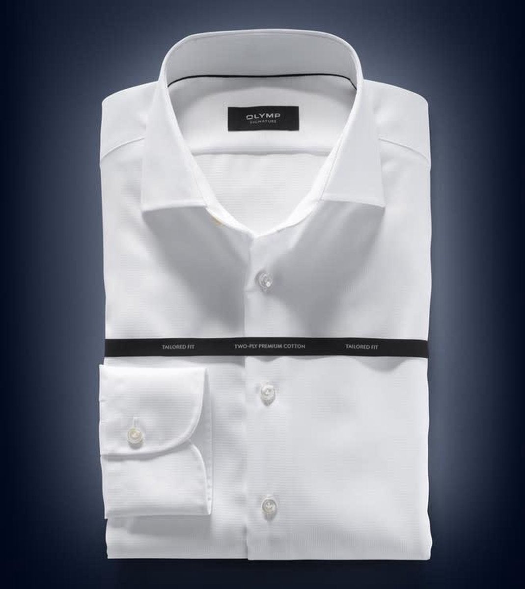 Olymp - Savio Signature Tailored Fit - Wit - 41