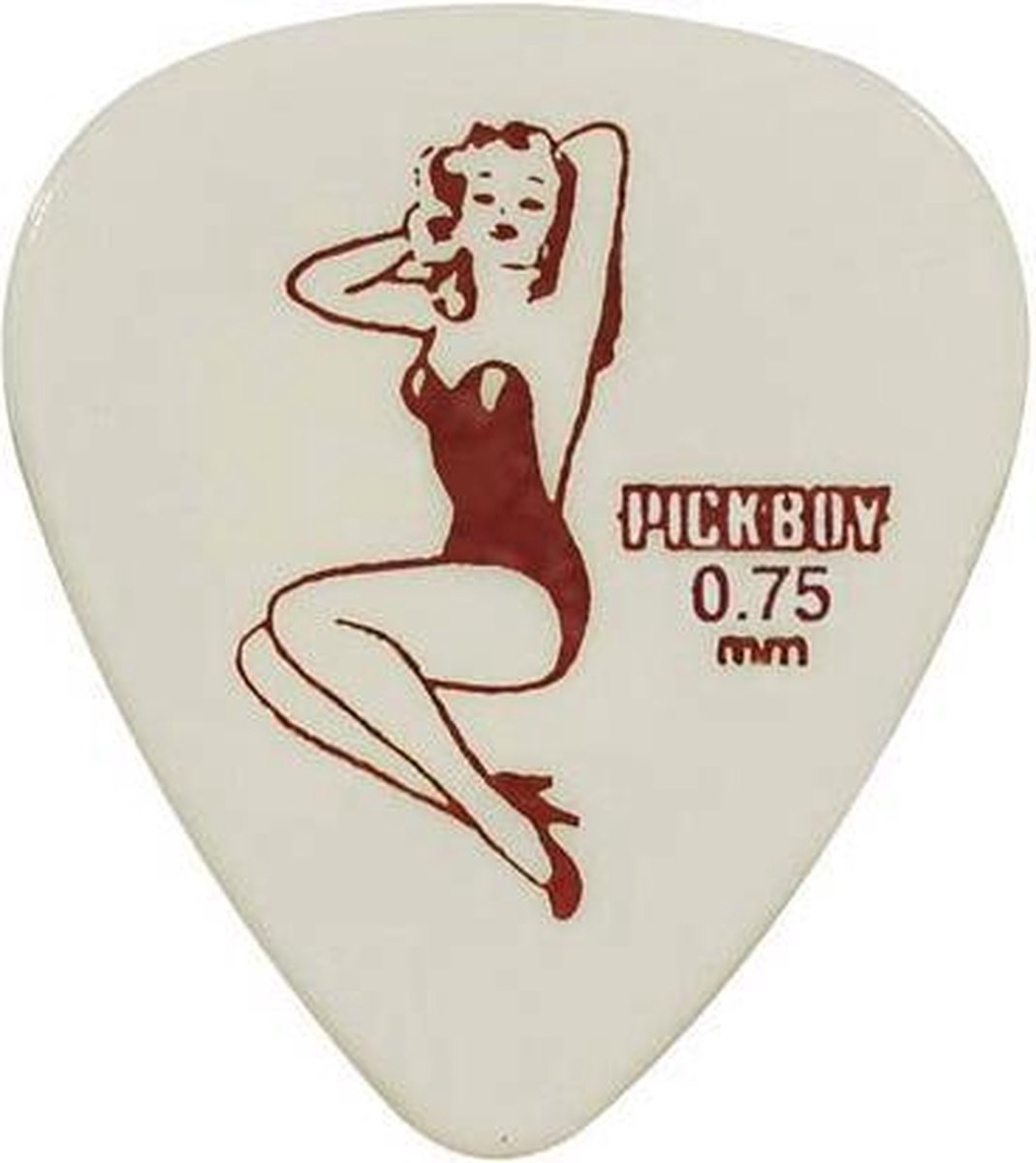 Pickboy Plectrum Celltex 0.75 mm "Queen" design p/s