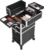 Nancy's XXL PRO Cosmetica Aluminium Trolley - Make Up Koffer - Make Up Organizer