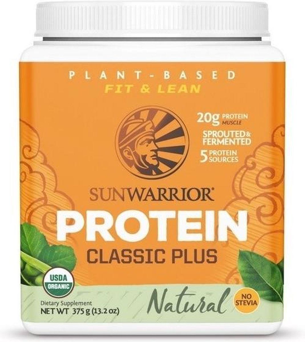 Sunwarrior Proteïne Classic Plus Eiwitshake - Naturel - 375 gram
