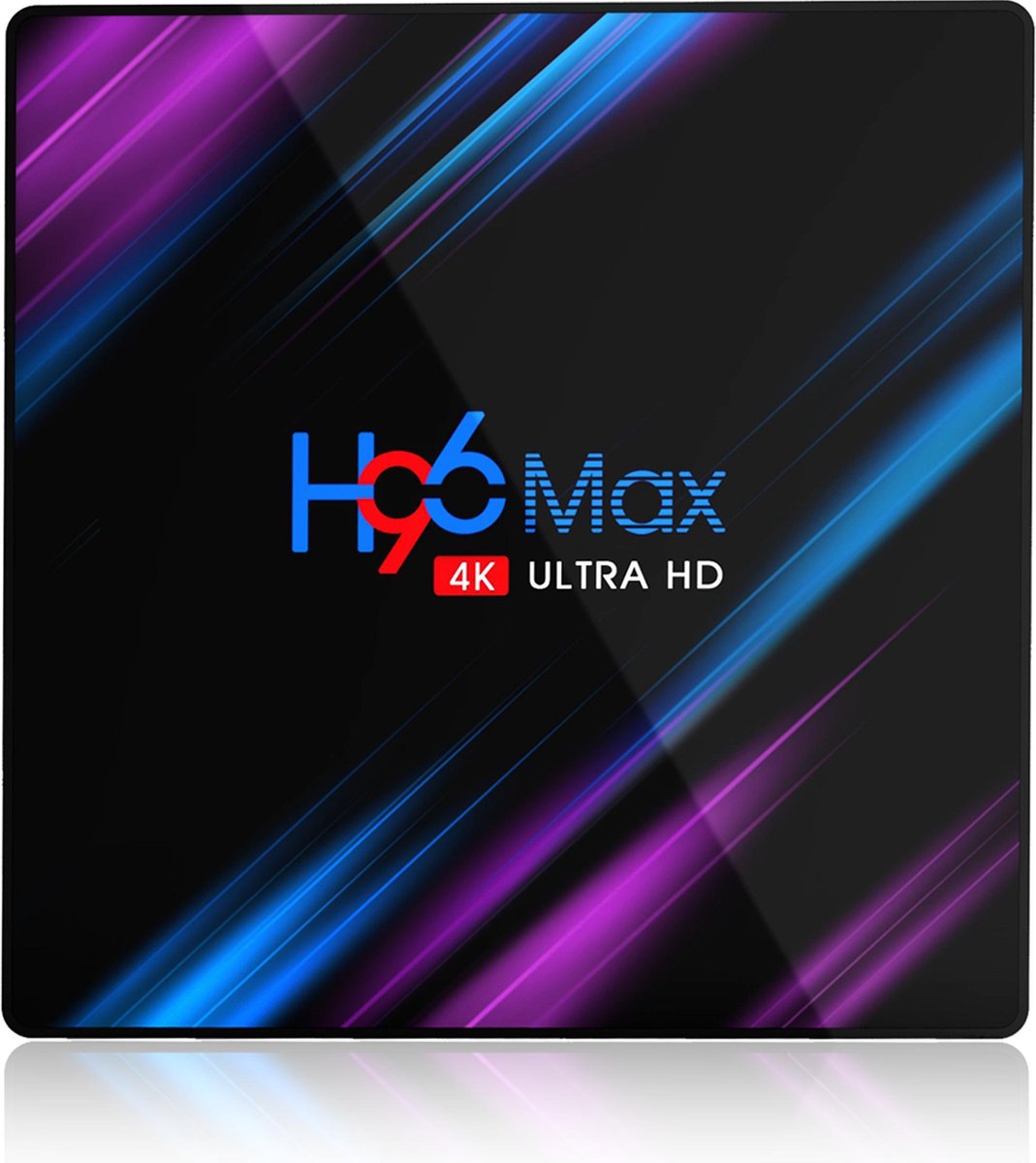 Lipa H96 Max tv box 2/16 GB Android 9/ 4K resolutie / Met Kodi