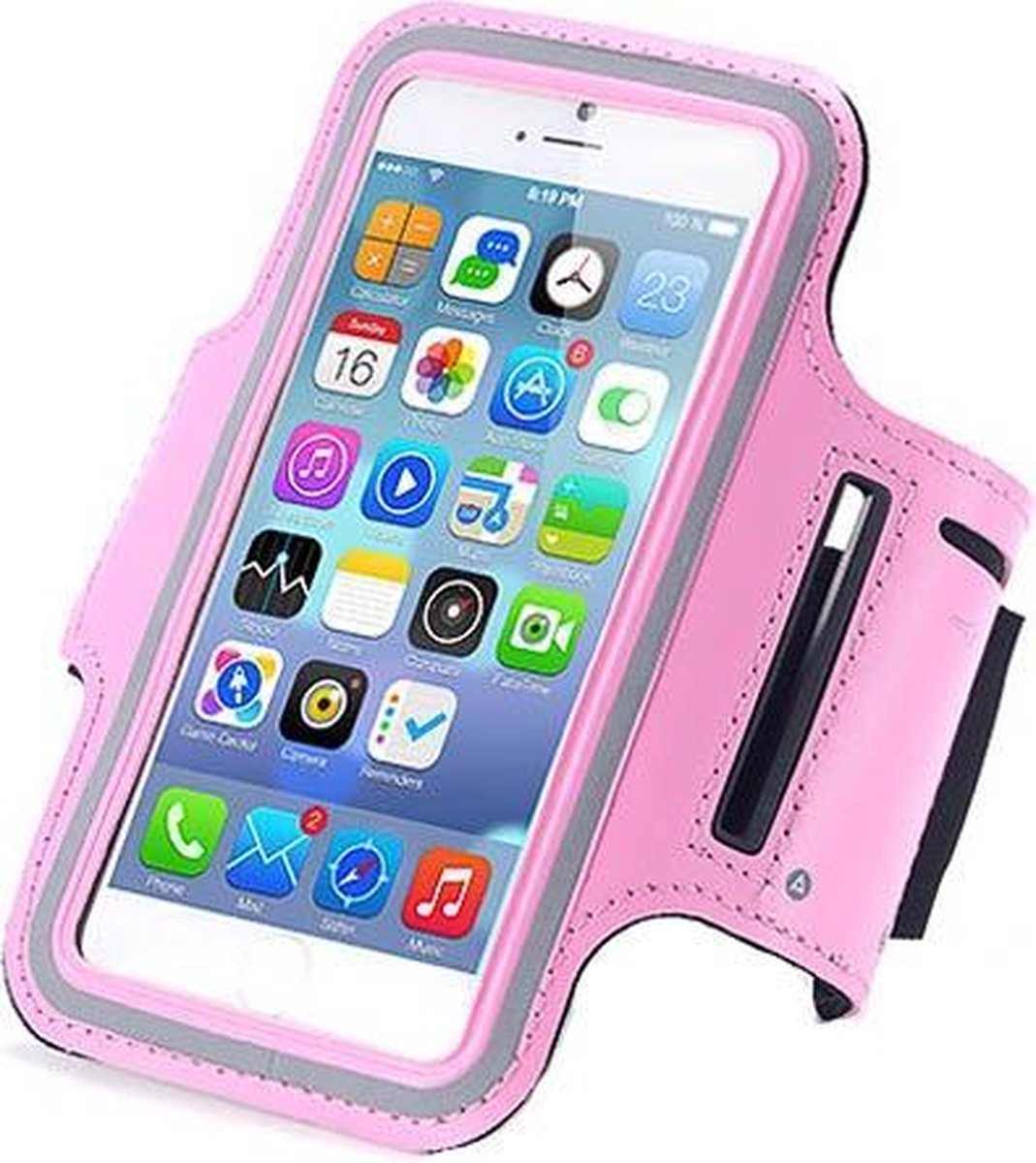 Samsung Galaxy S7 sports armband case Licht Roze Light Pink