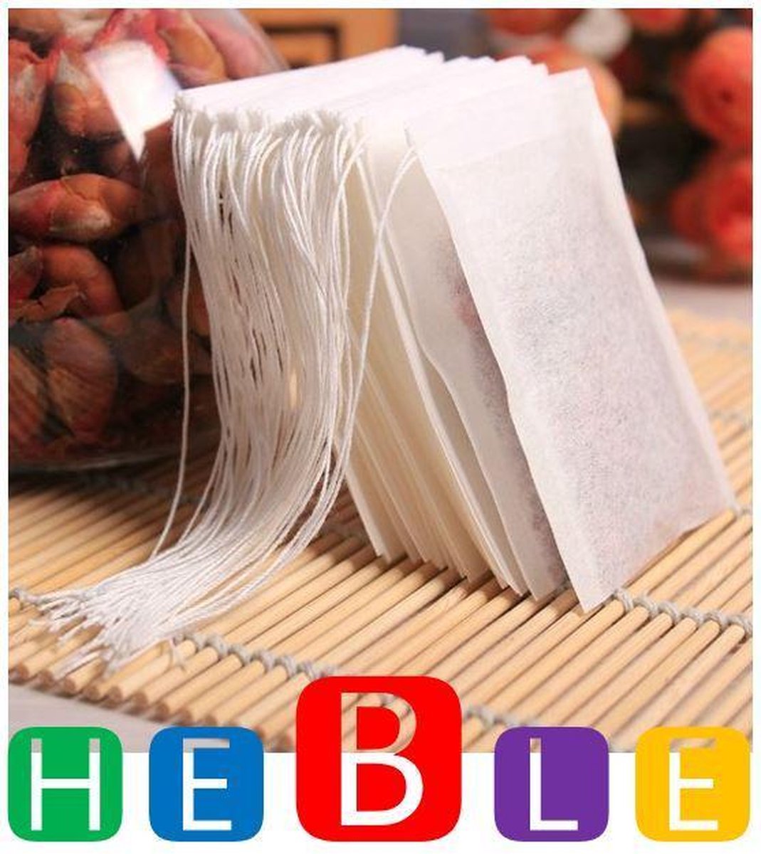 lege theezakjes 100 stuks - Heble