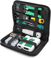 Medicca - Netwerk Reparatie Set - UTP Kabel Tester Met Krimptang Set - Zelf netwerk kabels maken - RJ45/RJ11/Cat5/Cat5e/Cat6
