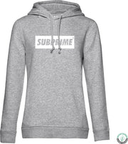 Subprime - Dames Hoodies Hoodie Block Grey - Grijs - Maat L
