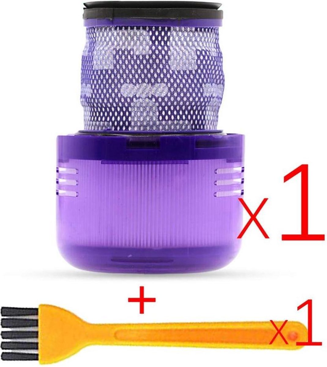 WiseGoods - Stofzuiger Filter Set geschikt voor dyson v10 - Stofzuigerfilter Set - Stofzuiger Onderdelen