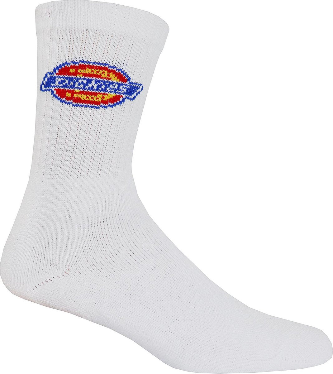 DICKIES SOKKEN - DICKIES Premium fit sportsokken (Big Logo) - 39/42 - wit - 3 paar