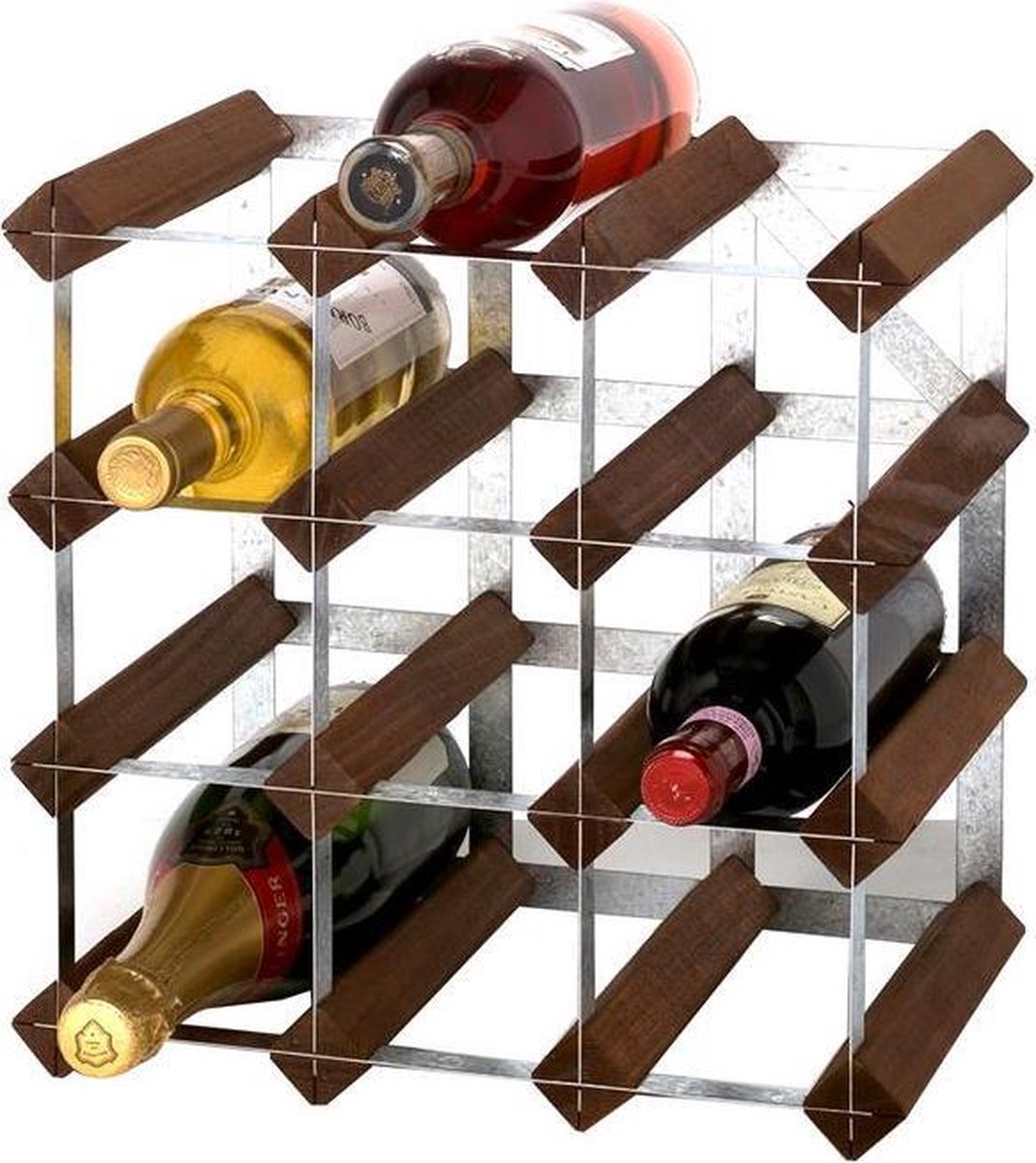 RTA - Traditional wine rack 12 bottles dark pine