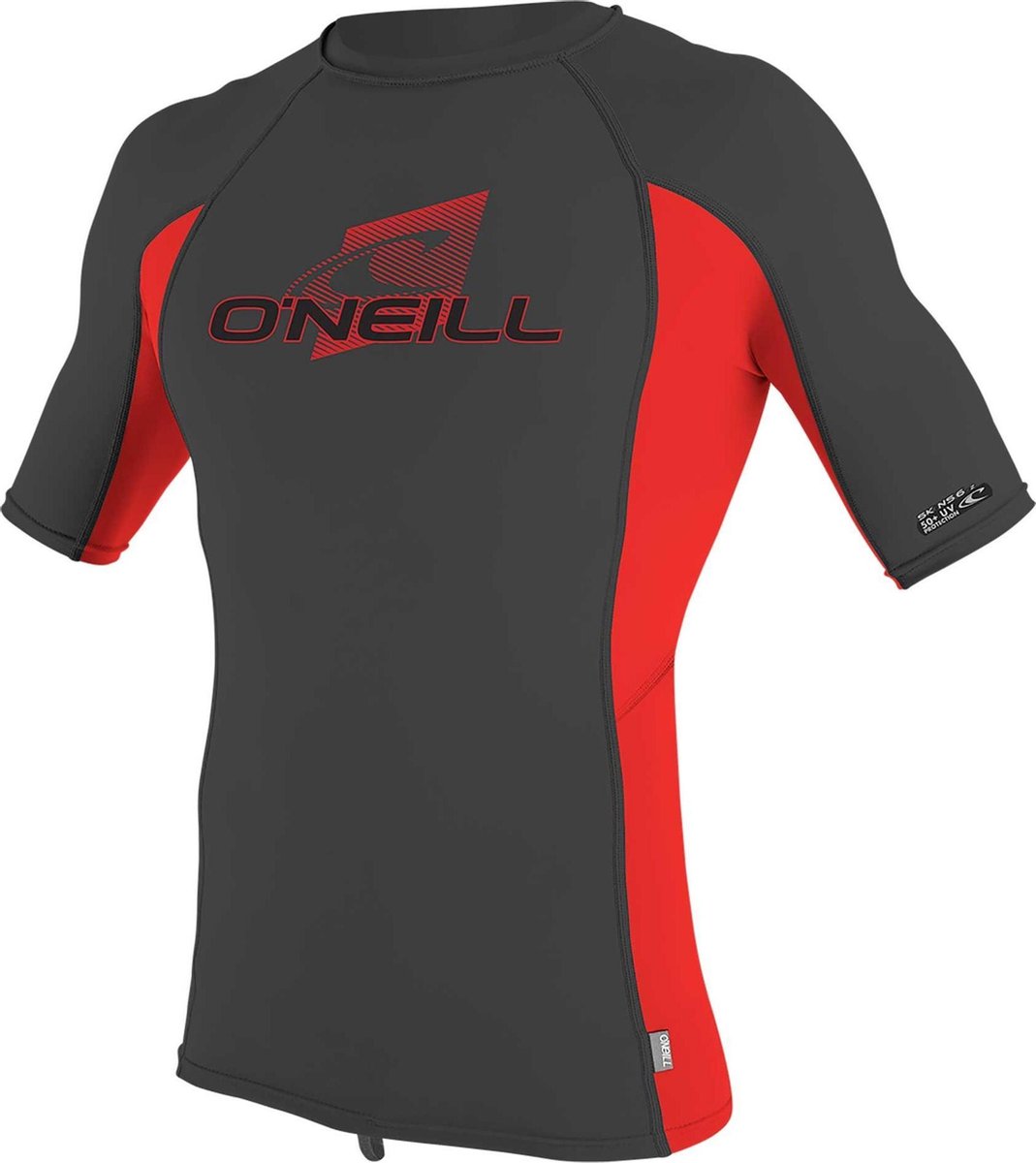 O'Neill - UV-shirt voor kinderen met korte mouwen - Premium Rash - Donkergrijs - maat 126-134cm