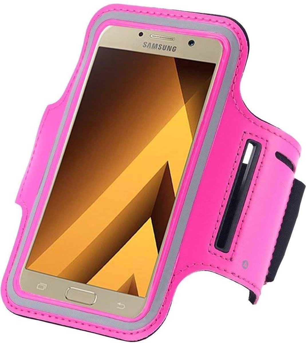 Samsung Galaxy A5 2017 Sportband Hardloop armband Roze